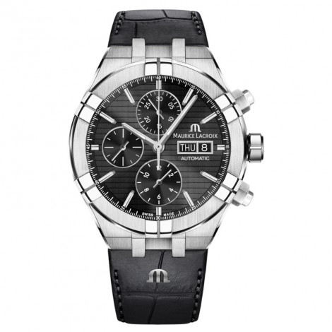 Szwajcarski sportowy zegarek męski MAURICE LACROIX AIKON AI6038-SS001-330-1 (AI6038SS0013301)