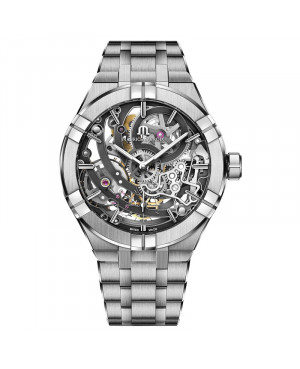 Szwajcarski elegancki zegarek męski MAURICE LACROIX AIKON AI6028-SS002-030-2 (AI6028SS0020302)