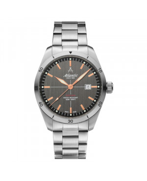 Szwajcarski elegancki zegarek męski ATLANTIC Seaflight 70356.41.41R (703564141R)