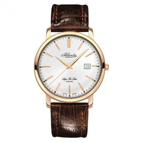 Szwajcarski klasyczny zegarek męski ATLANTIC Super De Luxe 64351.44.21 (643514421)