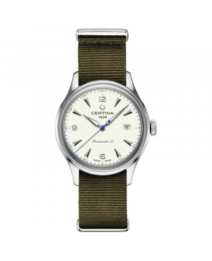 Szwajcarski klasyczny zegarek męski CERTINA DS Powermatic 80 C038.407.18.037.00