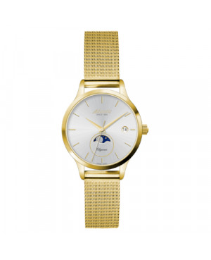 Szwajcarski elegancki zegarek damski ATLANTIC Elegance Moonphase 29040.45.21MB (290404521MB).