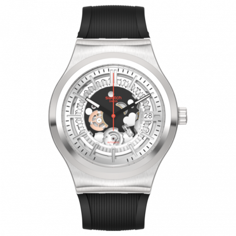 Szwajcarski sportowy zegarek męski SWATCH Irony Sistem51 Through Again YIS431
