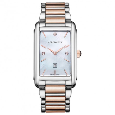 Szwajcarski elegancki zegarek damski AEROWATCH Intuition 31988 BI03