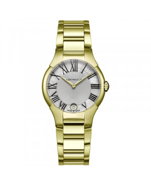 Szwajcarski elegancki zegarek damski AEROWATCH New Lady Grande 06964 JA01 M