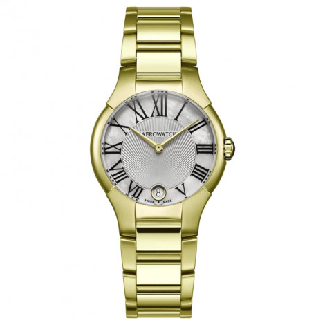 Szwajcarski elegancki zegarek damski AEROWATCH New Lady Grande 06964 JA01 M