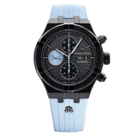 Szwajcarski sportowy zegarek męski MAURICE LACROIX Aikon Automatic Chronograph Sprint AI6038-DLB01-330-4