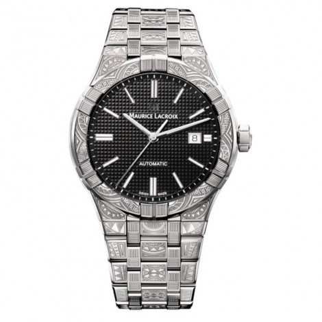Szwajcarski elegancki zegarek męski MAURICE LACROIX Aikon Automatic Urban Tribe AI6008-SS009-330-1