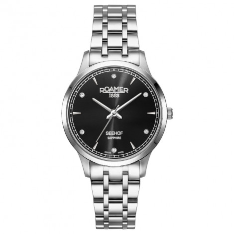 Szwajcarski klasyczny zegarek damski ROAMER SEEHOF 509847 41 50 20 (509847415020)