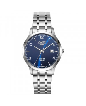 Szwajcarski klasyczny zegarek męski ROAMER SEEHOF 509833 41 44 20 (509833414420)