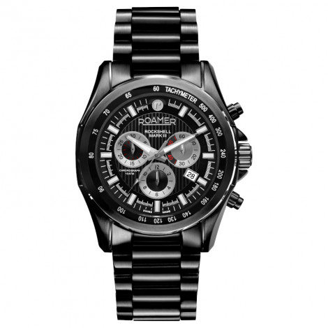 Szwajcarski sportowy zegarek męski ROAMER Rockshell Mark III Chrono 220837 42 55 20 (220837425520)