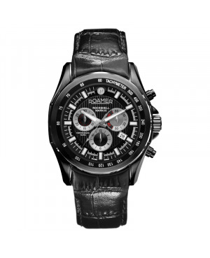 Szwajcarski elegancki zegarek męski ROAMER Rockshell Mark III Chrono 220837 42 55 02 (220837425502)