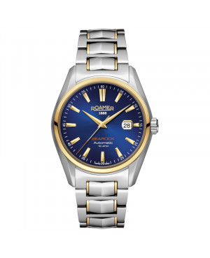 Szwajcarski klasyczny zegarek męski ROAMER Searock 210633 47 45 20