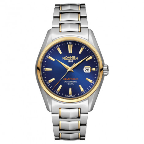 Szwajcarski klasyczny zegarek męski ROAMER Searock 210633 47 45 20