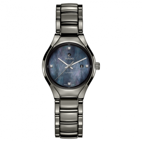 Szwajcarski elegancki zegarek damski RADO True Automatic Diamonds R27243872