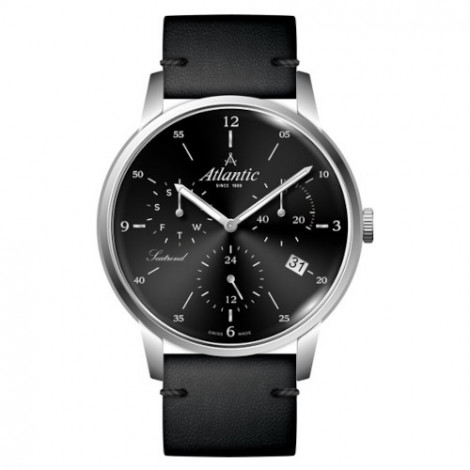 Szwajcarski elegancki zegarek męski ATLANTIC Seatrend 65550.41.65