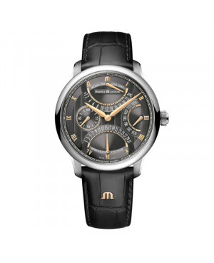 Szwajcarski elegancki zegarek męski MAURICE LACROIX Masterpiece Triple Rétrograde MP6538-SS001-310-1