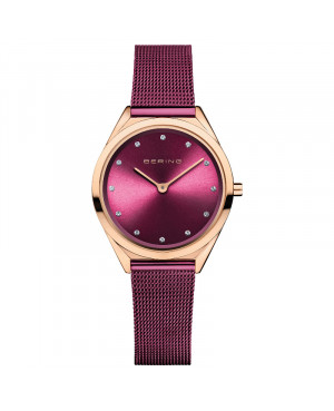 Modowy zegarek damski BERING Ultra Slim 17031-696