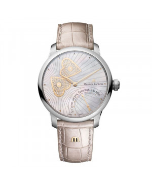 Szwajcarski elegancki zegarek damski MAURICE LACROIX Masterpiece Embrace MP6068-SS001-160-1