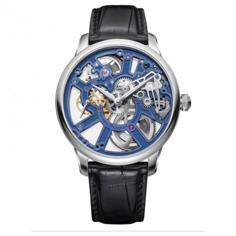 Szwajcarski elegancki zegarek męski MAURICE LACROIX Masterpiece Skeleton MP7228-SS001-004-1