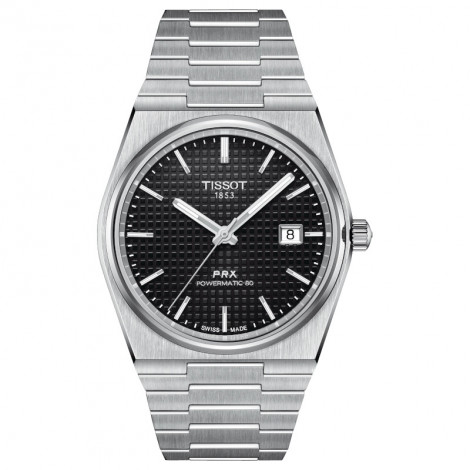 Szwajcarski elegancki zegarek męski TISSOT Powermatic 80 T137.407.11.051.00 (T1374071105100)