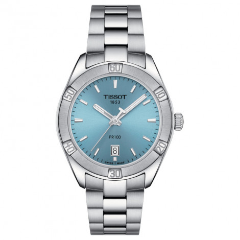 Szwajcarski elegancki zegarek damski TISSOT PR 100 Lady Sport Chic T101.910.11.351.00
