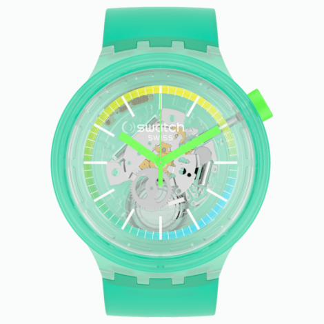 Szwajcarski zegarek SWATCH SwatchPAY! Turquoise Pay! SO27L100-5300