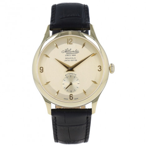 Szwajcarski klasyczny zegarek męski ATLANTIC Seagold Limited Edition 96740.65.35