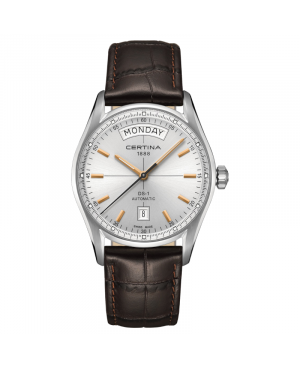 Szwajcarski klasyczny zegarek męski CERTINA DS-1 Automatic Day Date C006.430.16.031.00 (C0064301603100)