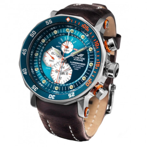 Sportowy zegarek męski VOSTOK EUROPE Lunokhod 2 Limited Edition YM86/620A636 (YM86620A636)