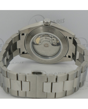 Szwajcarski klasyczny zegarek męski TISSOT Gentleman Powermatic 80 Silicium T127.407.11.041.00 (T1274071104100)