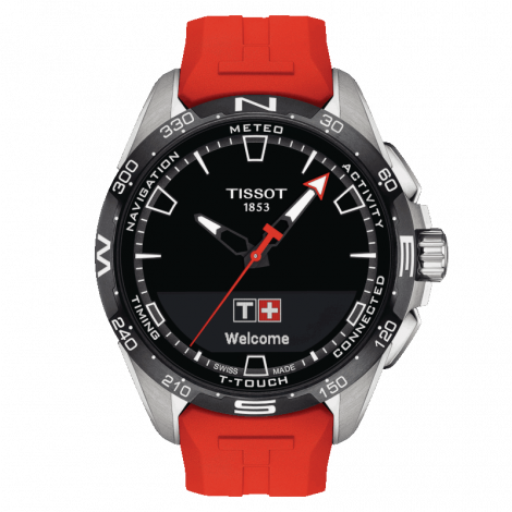 Szwajcarski sportowy zegarek męski TISSOT T-Touch Connect Solar T121.420.47.051.01