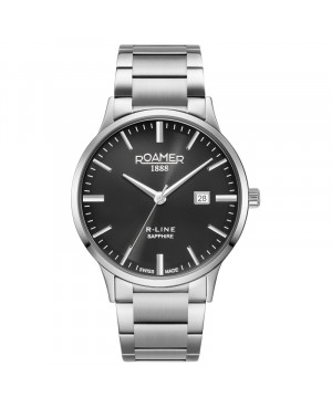 Szwajcarski klasyczny zegarek męski ROAMER R-Line Classic 718833 41 55 70 (718833415570)