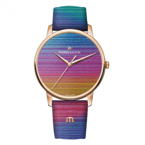 Szwajcarski elegancki zegarek damski MAURICE LACROIX ELIROS Rainbow EL1118-PVP01-090-1 (EL1118PVP010901)