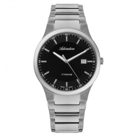 Szwajcarski klasyczny zegarek męski ADRIATICA Titanum A1145.4114Q