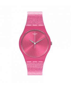 Szwajcarski modowy zegarek damski SWATCH Magi Pink SO28P101