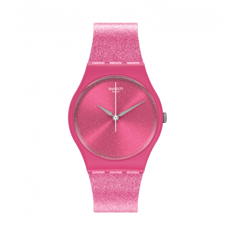 Szwajcarski modowy zegarek damski SWATCH Magi Pink SO28P101