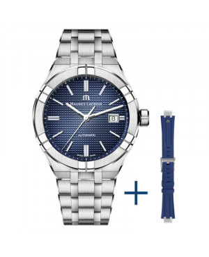 Szwajcarski sportowy zegarek męski MAURICE LACROIX Aikon Automatic AI6008-SS00F-430-C (AI6008SS00F430C)