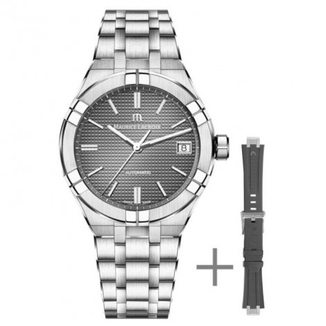 Szwajcarski sportowy zegarek męski MAURICE LACROIX Aikon Automatic AI6007-SS00F-230-A
