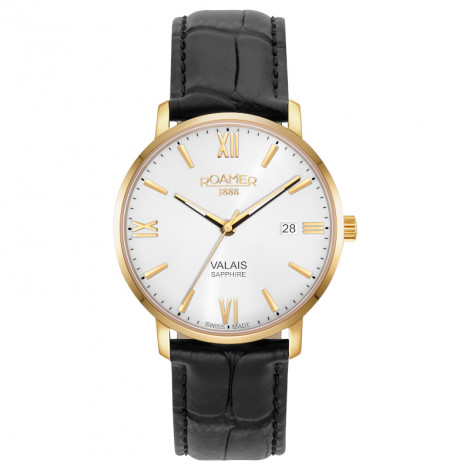Szwajcarski klasyczny zegarek męski ROAMER Valais 958833 48 13 05