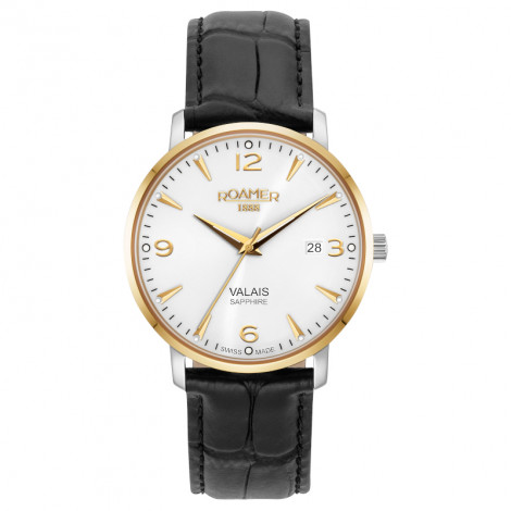 Szwajcarski klasyczny zegarek damski ROAMER Valais 958833 47 14 05