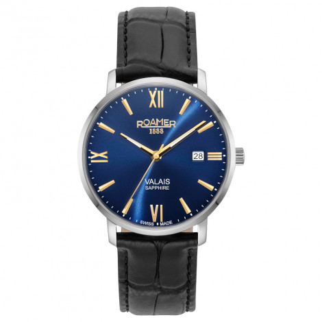 Szwajcarski klasyczny zegarek męski ROAMER Valais 958833 41 41 05