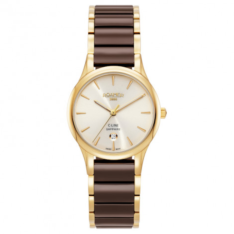 Szwajcarski klasyczny zegarek damski ROAMER C-Line 658844 48 35 63