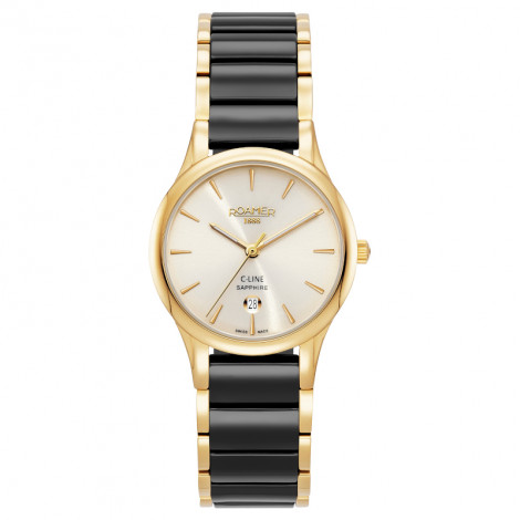 Szwajcarski klasyczny zegarek damski ROAMER C-Line 658844 48 35 61