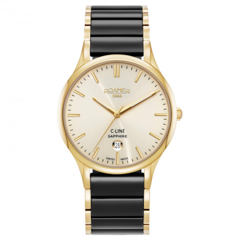 Szwajcarski klasyczny zegarek męski ROAMER C-Line 658833 48 35 61