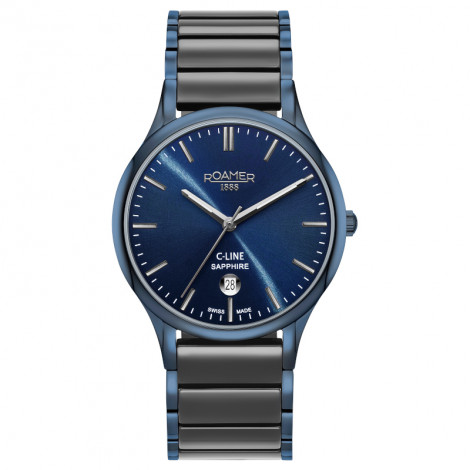 Szwajcarski klasyczny zegarek męski ROAMER C-Line 658833 42 54 61