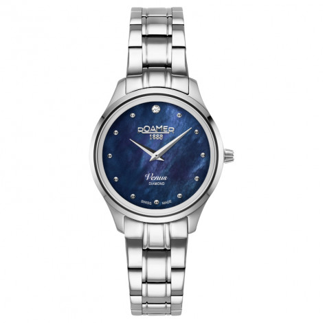 Szwajcarski elegancki zegarek damski ROAMER Venus Diamond 601857 41 49 20