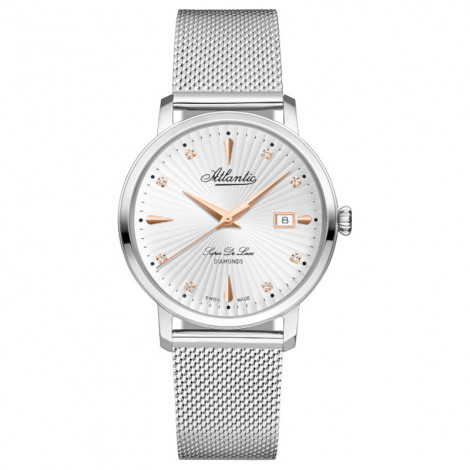 Szwajcarski elegancki zegarek damski ATLANTIC Super De Luxe 29355.41.27R (293554127R)