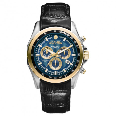 Szwajcarski sportowy zegarek męski ROAMER Rockshell Mark III Chrono 220837 48 45 02