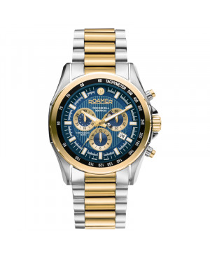 Szwajcarski sportowy zegarek męski ROAMER Rockshell Mark III Chrono 220837 48 45 20